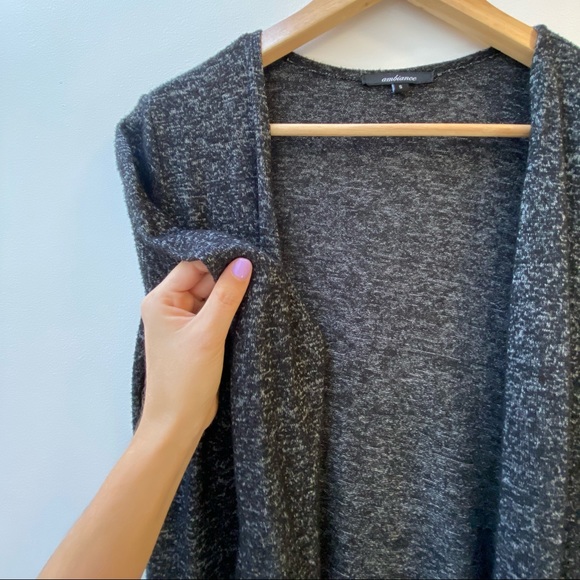 Long Salt & Pepper Cardigan - Picture 4 of 4